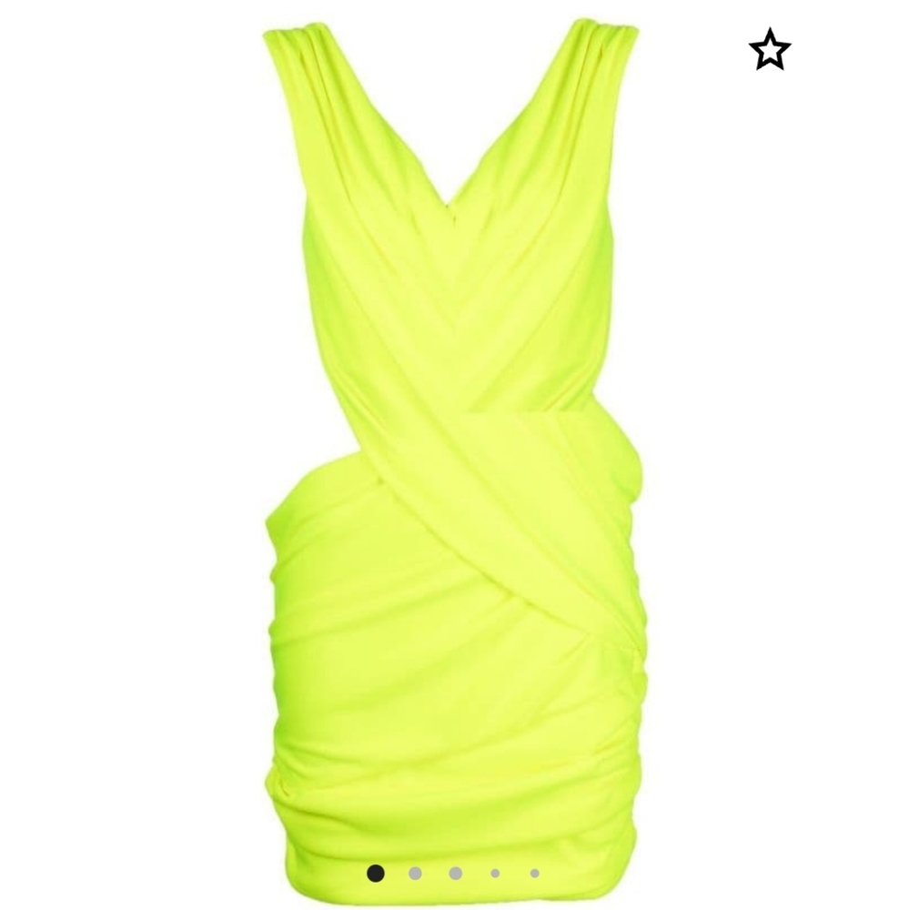 Balmain Ruched Cutout Mini Dress - Picture 2 of 6